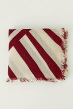 Load image into Gallery viewer, Indigo Handloom Chevron Maze Scarf