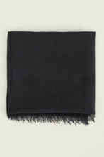 Load image into Gallery viewer, Indigo Handloom Polka Dot Scarf