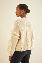 Load image into Gallery viewer, Kordal Cable Knit Fringe Sweater