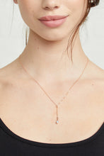 Load image into Gallery viewer, Lariat Opal Diamond Necklace