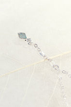 Load image into Gallery viewer, Lariat Opal Diamond Necklace