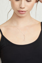 Load image into Gallery viewer, Lariat Opal Diamond Necklace