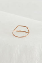 Load image into Gallery viewer, Adeline 14K Rose Gold Ancient Window Ring