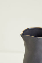 Load image into Gallery viewer, Be Home Gold Rim Stoneware Pitcher
