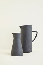 Load image into Gallery viewer, Be Home Gold Rim Stoneware Pitcher
