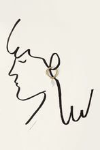 Load image into Gallery viewer, Dea Dia Fortune Pearl Hoops
