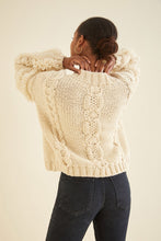 Load image into Gallery viewer, Kordal Cable Knit Fringe Sweater
