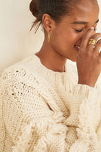 Load image into Gallery viewer, Kordal Cable Knit Fringe Sweater
