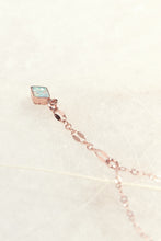 Load image into Gallery viewer, Lariat Opal Diamond Necklace
