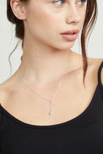 Load image into Gallery viewer, Lariat Opal Diamond Necklace
