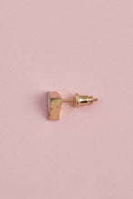 Load image into Gallery viewer, Leslie Francesca Mother Of Pearl Triangle Studs
