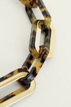 Load image into Gallery viewer, PLUMA Tortoise Collar Chain
