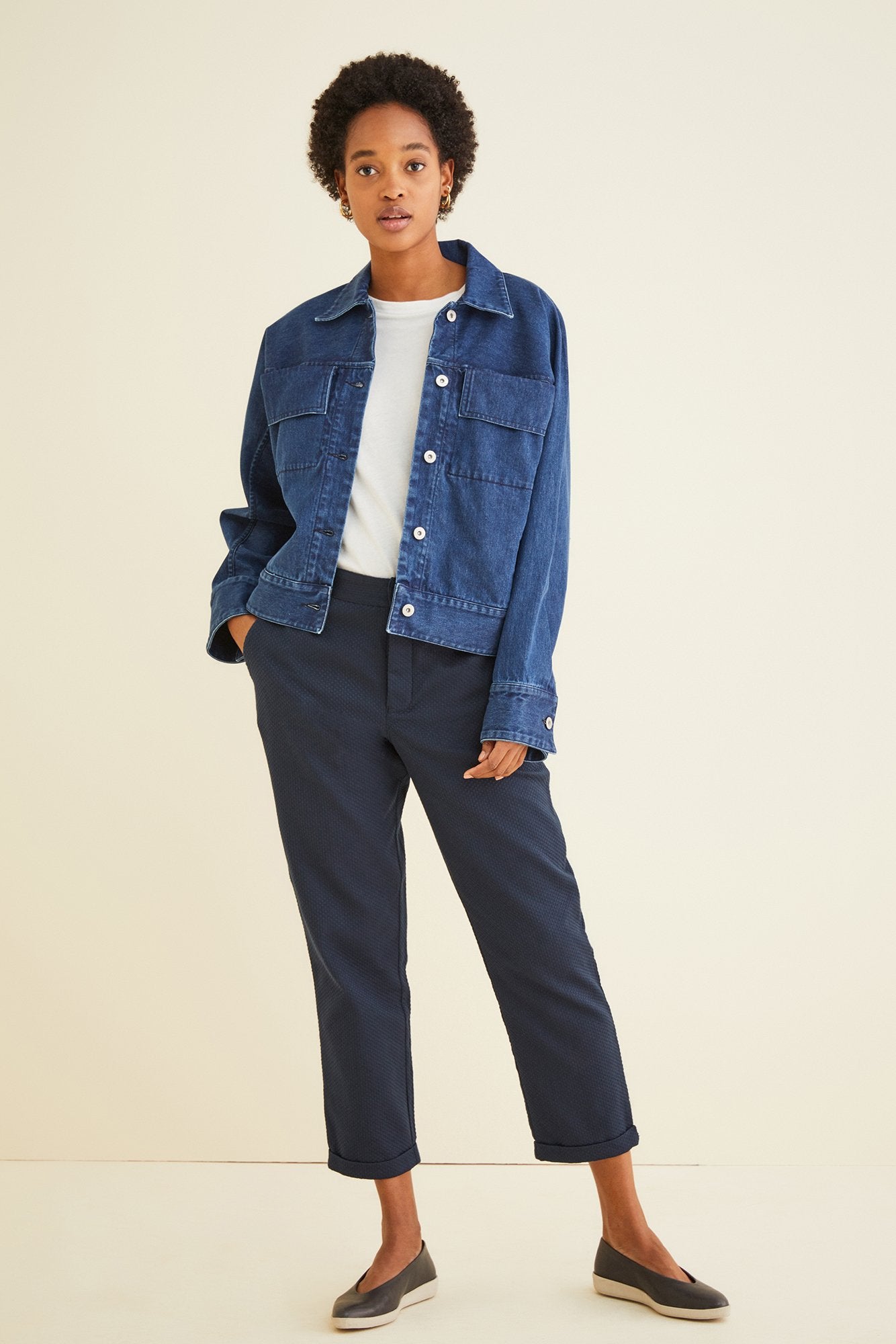 Kowtow Boxy Denim Jacket – amourvertammo.com