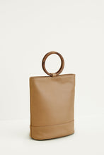 Load image into Gallery viewer, Payton James Wood Bucket Tote
