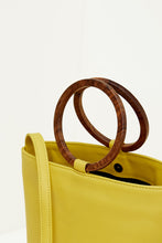 Load image into Gallery viewer, Payton James Wood Bucket Tote
